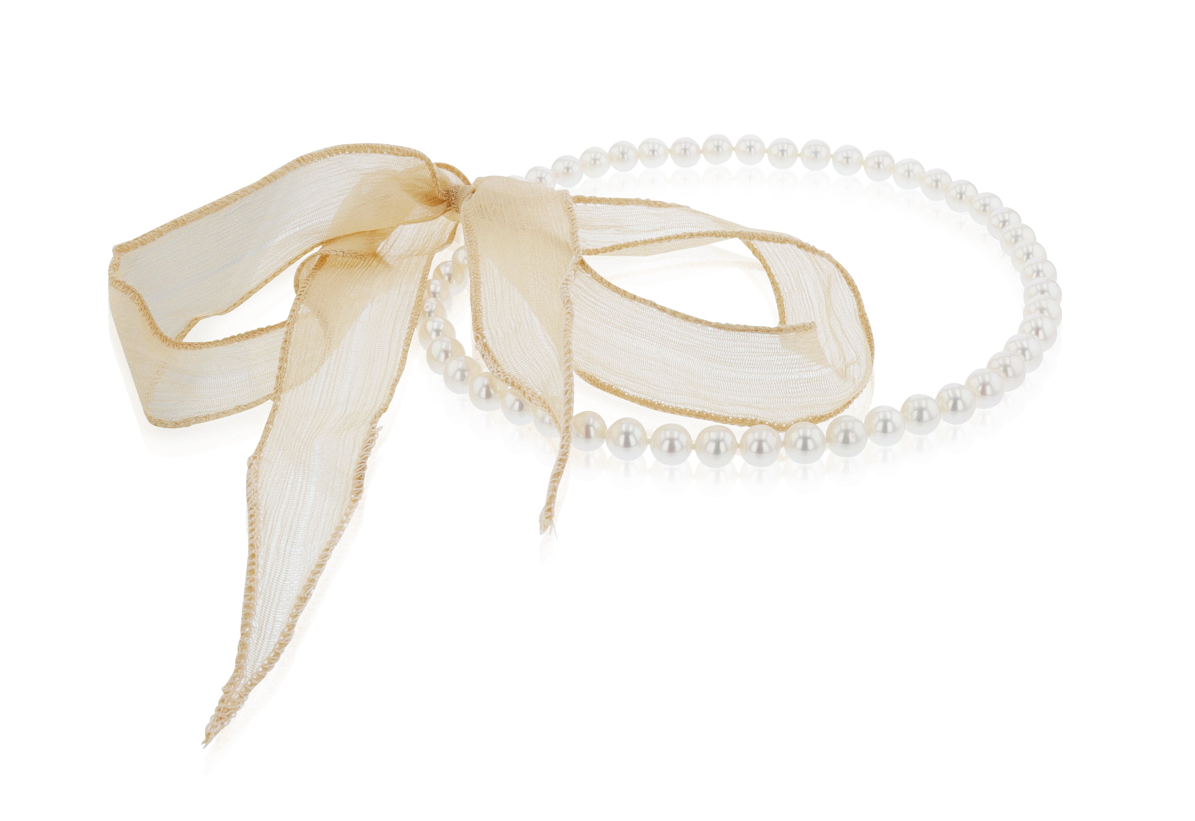 Süßwasser Collier "Big Bow" - Calissi