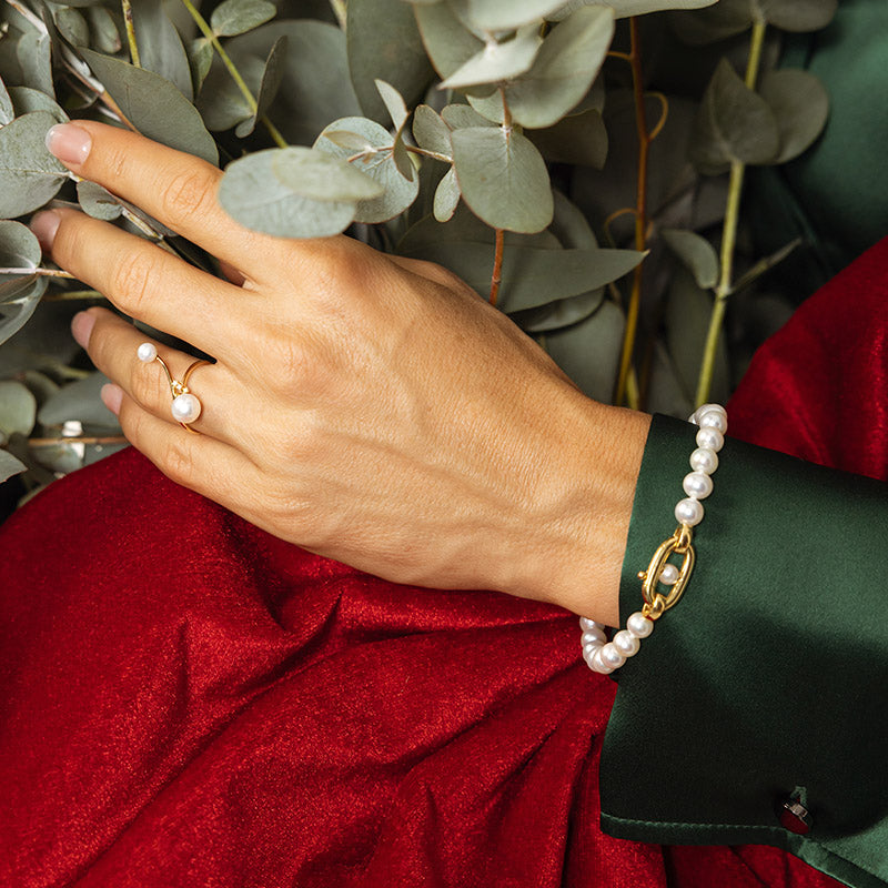 Süßwasser Ring "Balance" - Calissi