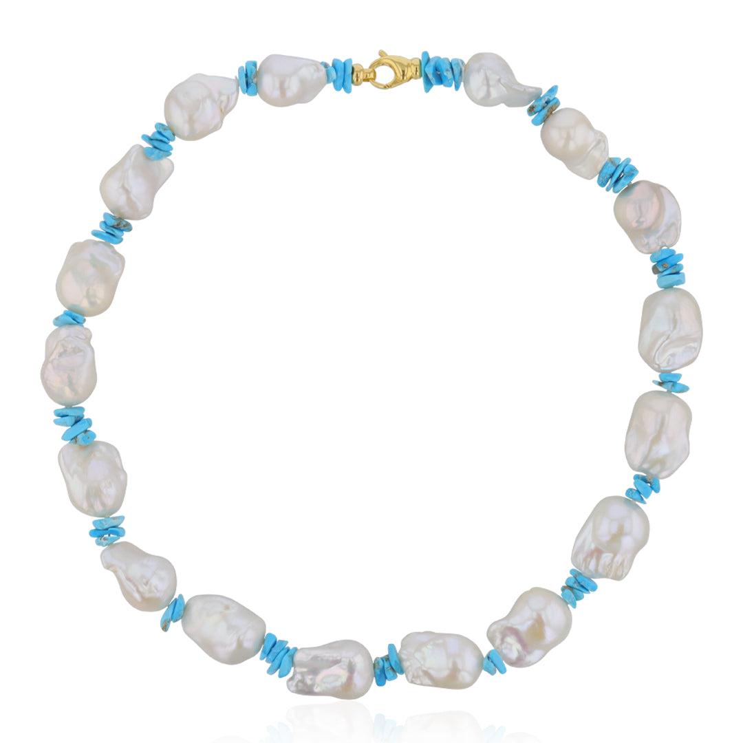 Halskette "Bold Turquoise"