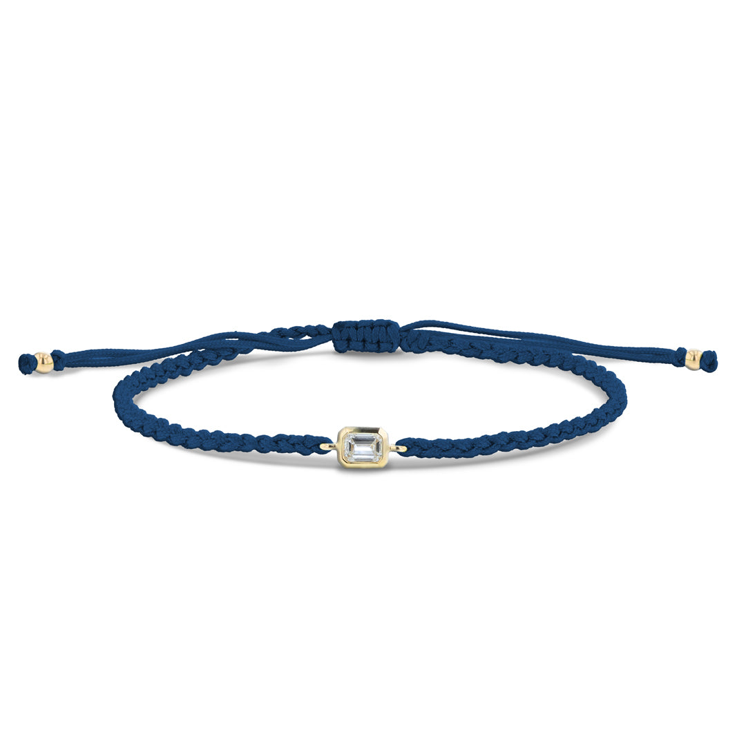 Textilarmband Lab Emerald - Calissi